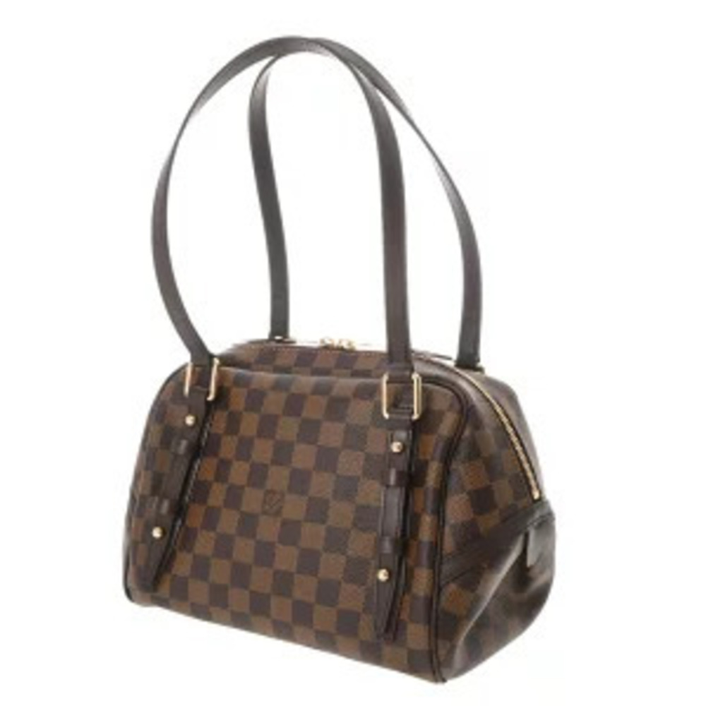 Louis Vuitton Shoulder Rivington Canvas Bag Damier Brown